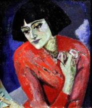 anna achmatova, ritratto di Kuzma-Petrov-Vodkin