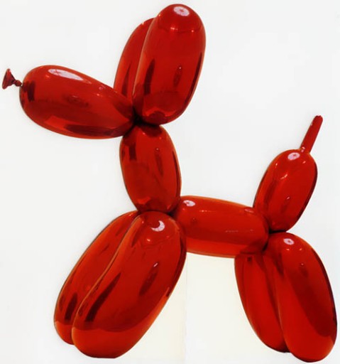jeff koons Balloons dog rosso