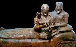 gli sposi etruschi di Volterra