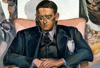 Eliot Portrait of T.S. Eliot by Wyndham Lewis (1938).