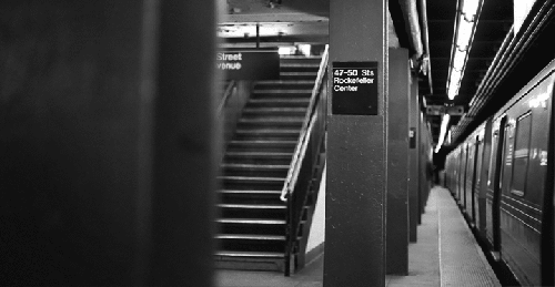 Gif station metro