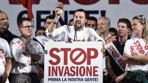 Salvini Il governo che intendo guidare non farà sbarcare neanche un clandestino o richiedente asilo in Italia Dal primo all'ultimo, tornano da dove sono partiti